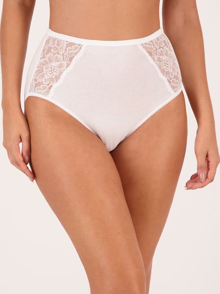 Full Brief Lace Sides