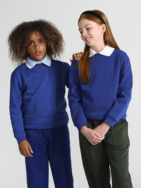 Kids School Fleece Sweat Top - Royal Blue