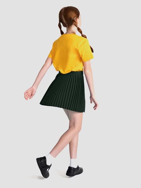 Girls School Netball Skirt - Bottle Green
