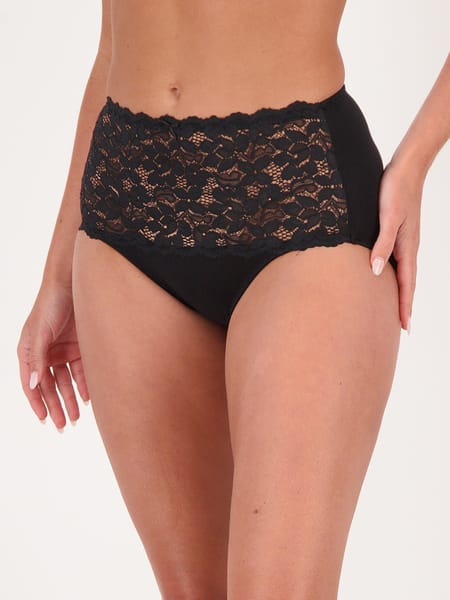 Brand New 8-26 Lace Womens Black Underwear Undies Panties Plus