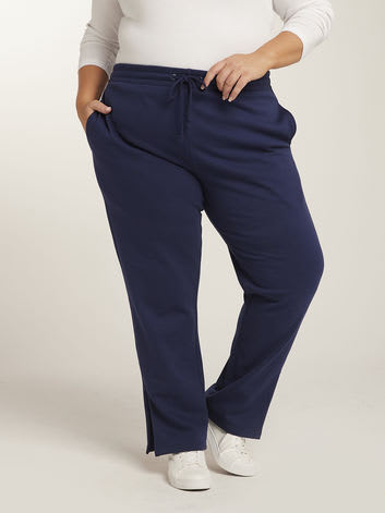 Buy Comfortable Plus Size Plain Cotton Track Pants For Women(Pack
